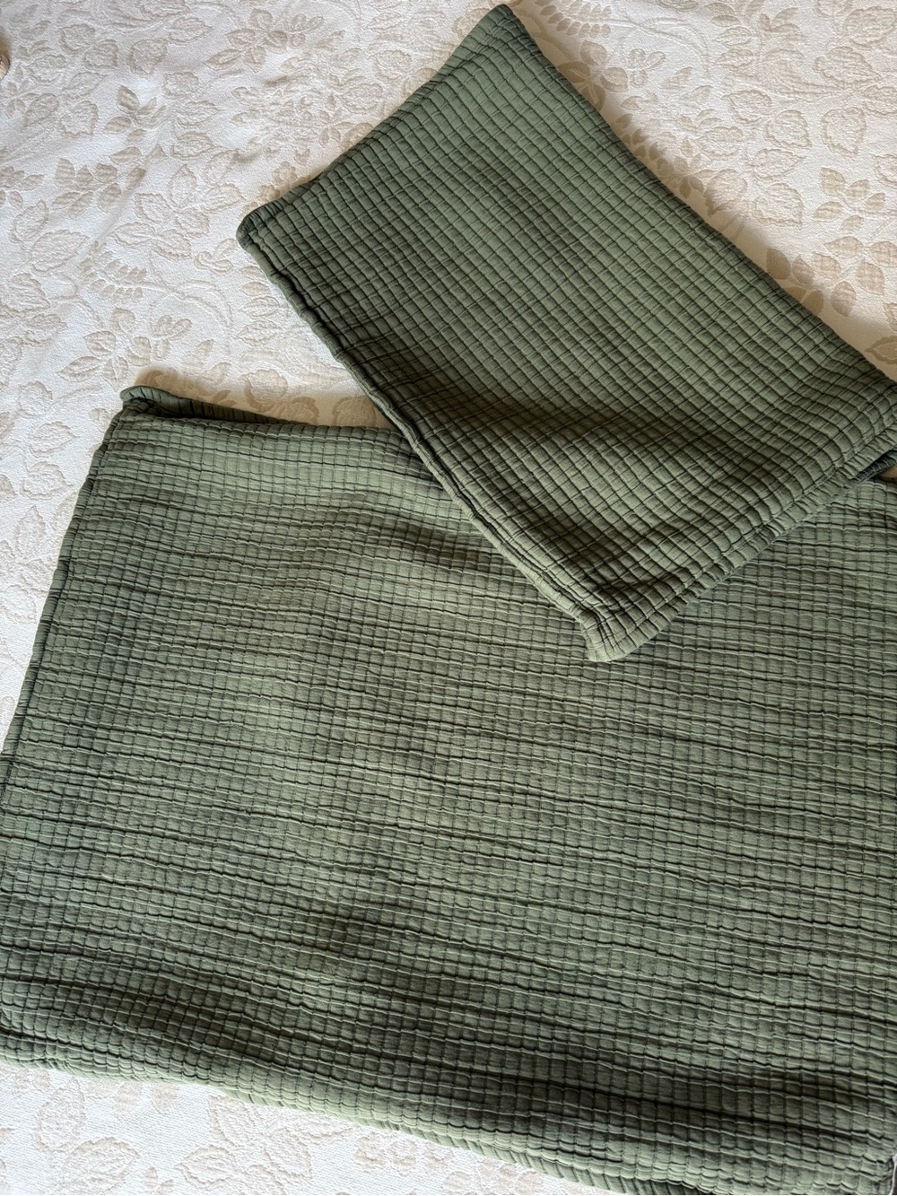 Quince Cotton gauze shams